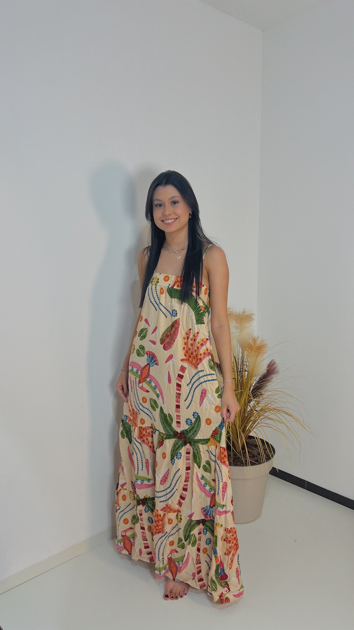 Vestido tropical